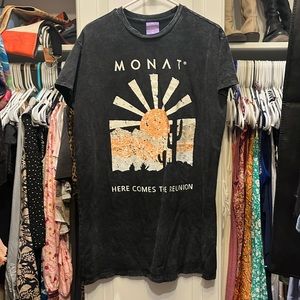 Monat reunion oversized tee shirt dress sz s new wo tag